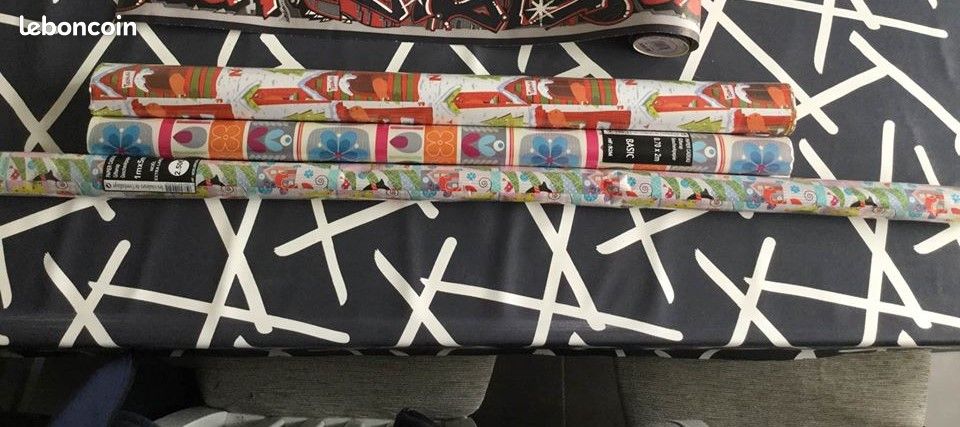 Papier Cadeau Haut De Gamme – 3 Rouleaux Motifs Assortis – 80 G/m², Fabrication Française – Idéal Emballage Cadeaux élégant