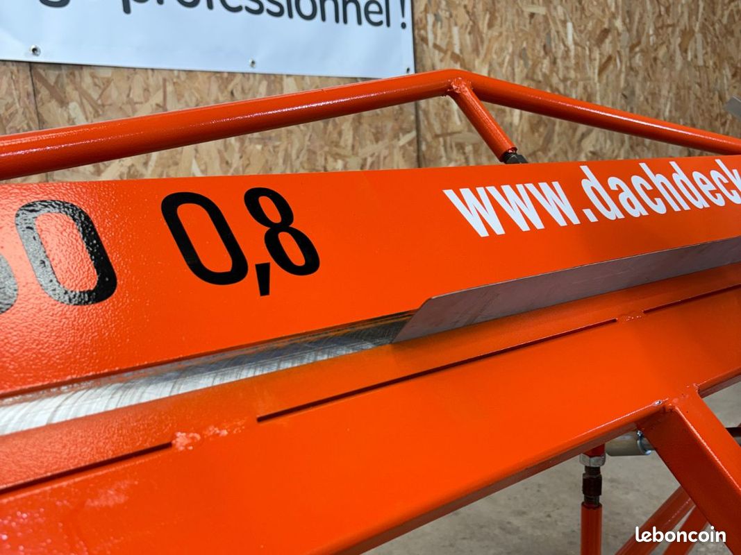 🔥 [OFFRE LIMITÉE] Plieuse manuelle ZRF-L 2,25 m + Roto-Cisaille OFFERTE zinc, acier, alu – atelier & chantier (image 2)