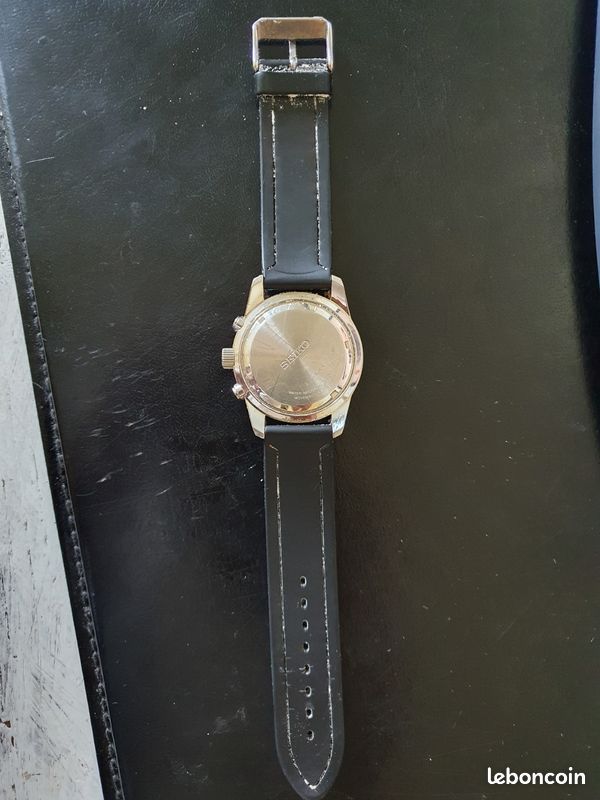Montre chronographe Seiko Chronograph 100M (Mouvement 7T62) à pile (image 4)