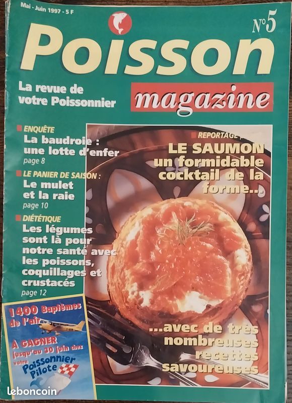 Lot de 10 n° de Poisson Magazine de 1997 à 2004 + 🎁 (image 2)