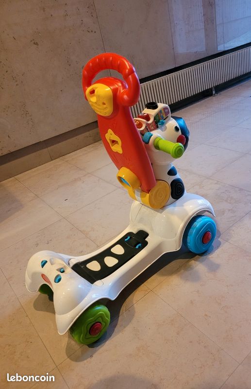 Porteur Trottinette Zebre Trotteur Vtech Porteur Trottino Mon