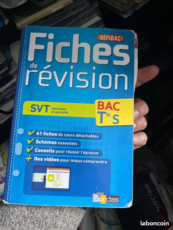 Fiche de révision defi bac SVT terminale, S (image 2)
