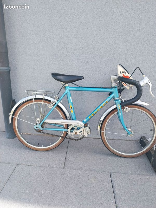 ANCIEN VÉLO COURSE pédales PEUGEOT altes fahrrad old bike bici RECONDITIONNEE EUR 138,00 - FR