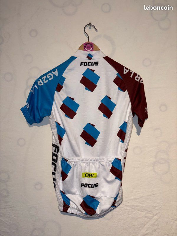MAILLOT BIEMME CYCLISME VELO VINTAGE EQUIPE AG2R LA MONDIALE 2008