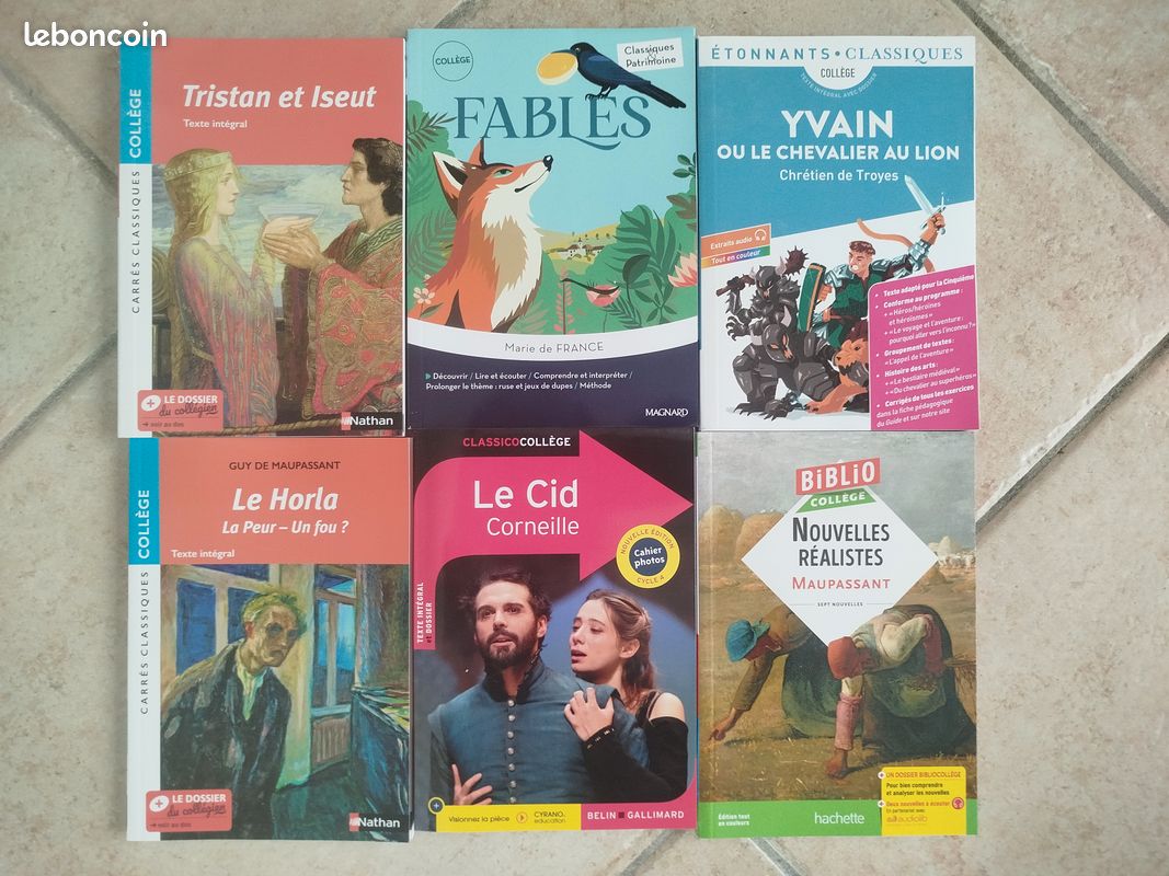 Livres classiques pour le collège (image 1)