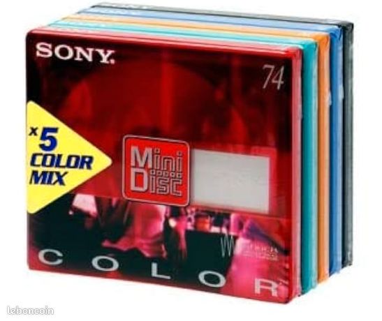 Lot 4 Minidisques Sony & Maxwell – Import Japon (occasion, Pour Walkman)