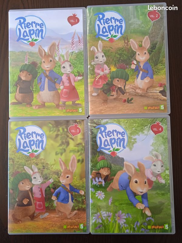 4 DVD Pierre Lapin (image 1)
