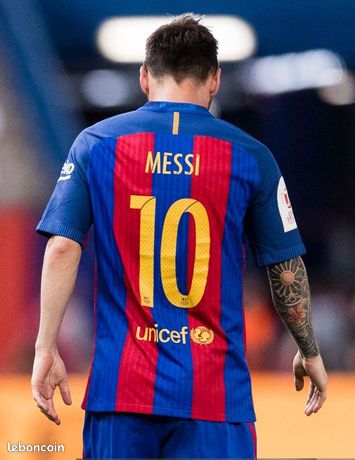 Flocage Retro Officiel #8 INIESTA FC Barcelone 2015 2016 Extérieur