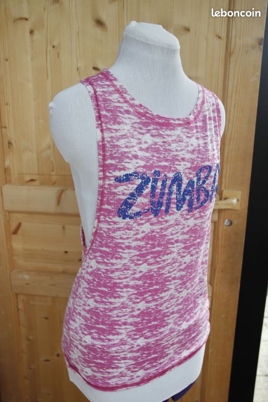 Débardeur Zumba rose M Vêtements