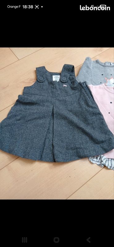 Lot de vêtements fille 12 mois hiver (image 2)