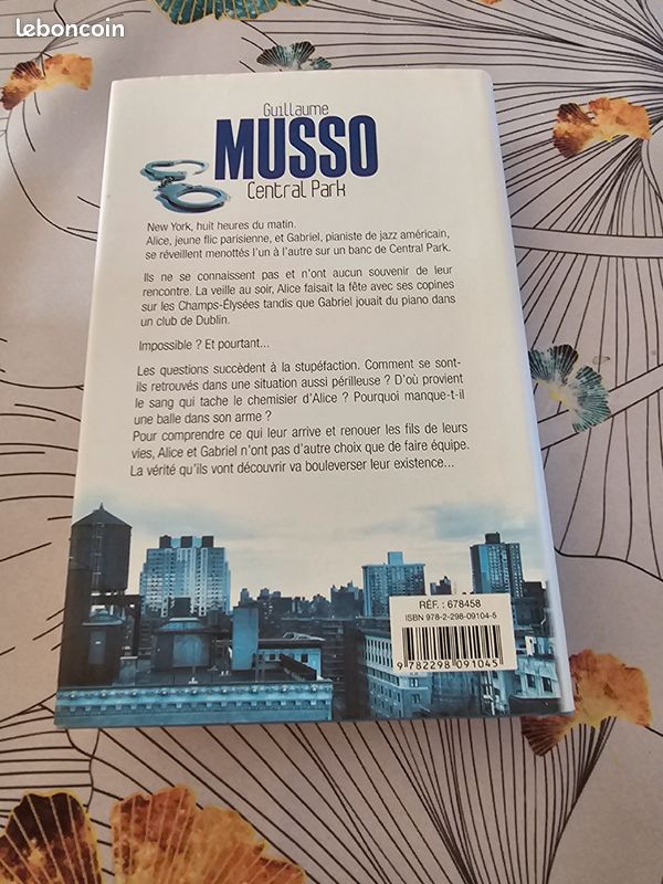 Central Park de Guillaume Musso (image 2)