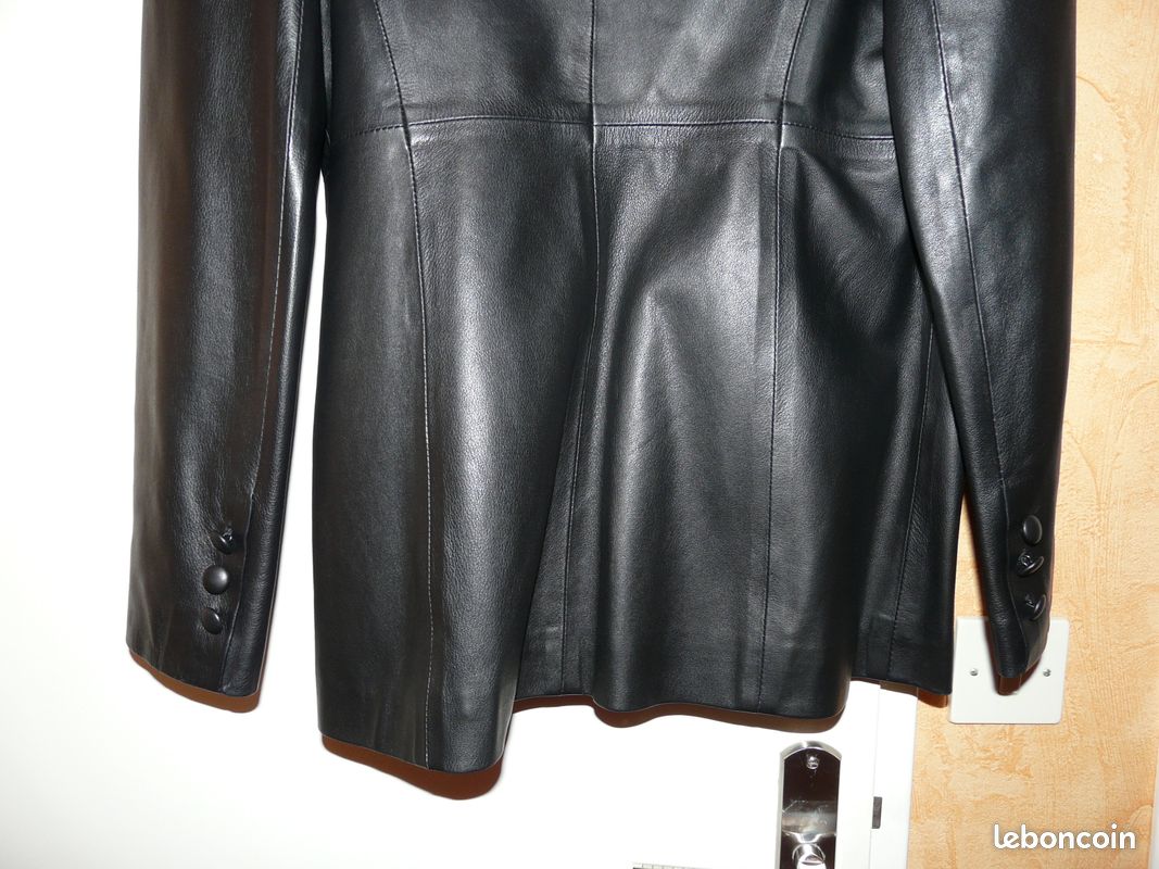 VESTE EN CUIRE VERITABLE « Au RENARD » (image 4)