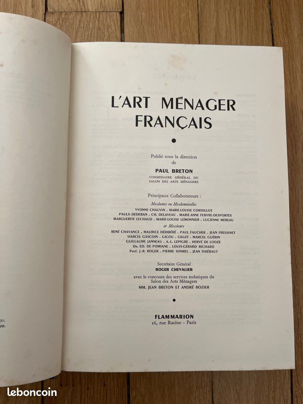 L’Art Ménager Français - Flammarion (image 4)