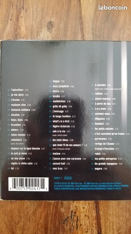 Coffret 3DVD Al.Bashung TBE (image 3)