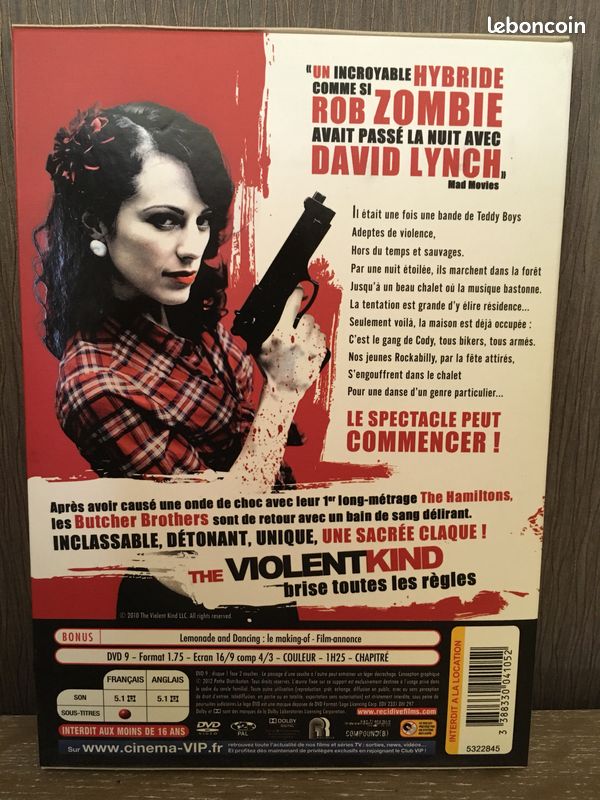 DVD « The violent kind » (Tony95) (image 2)