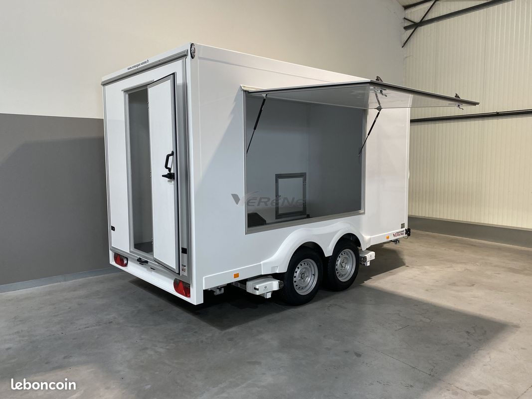 Remorque Food - Truck prête à aménager VERENE 2 essieux (à partir de 338 TTC/mois) (image 2)