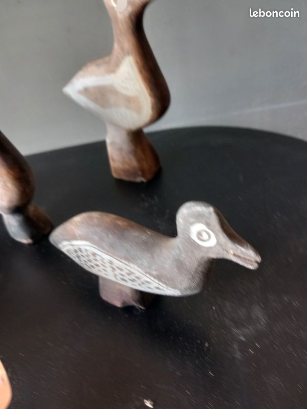 Sculpture oiseaux en pierre artisal .3 pièce ou 20 les 8 pièces (image 4)