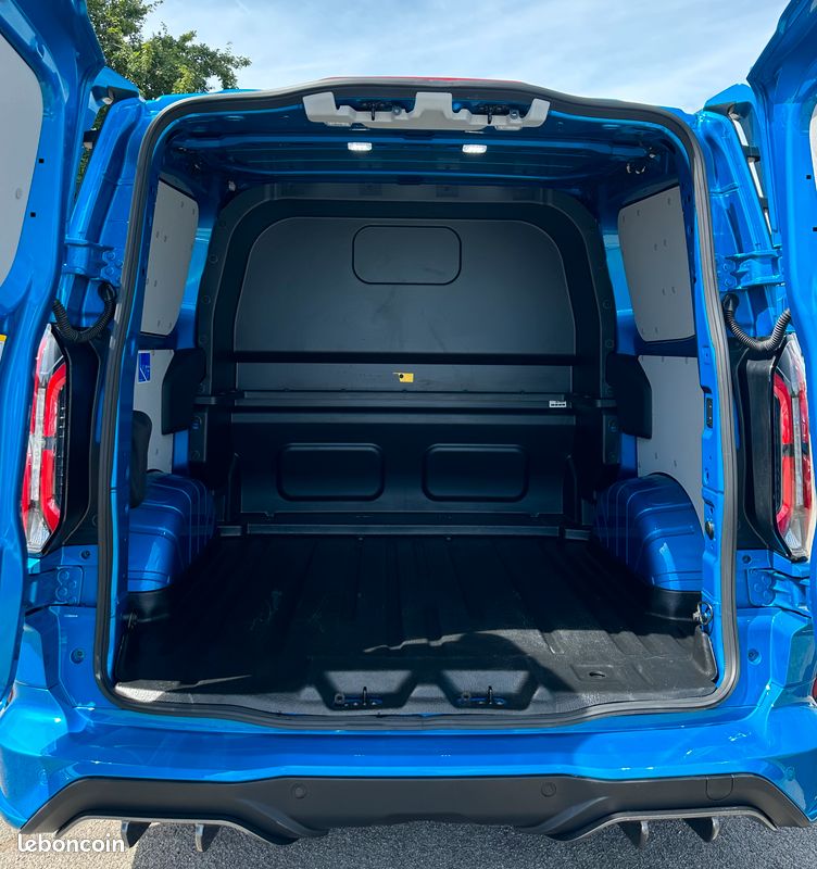 Ford Transit Custom MS-RT 2,0 ECOBLUE 170CV BVA L1 H1 CABINE APPROFONDIE GPS CARPLAY + CAMERA + ATTELAGE + DOUBLES PORTES (image 8)
