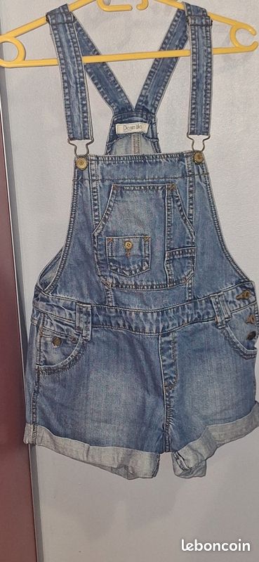 Salopette short jeans Pimkie T34 (image 1)