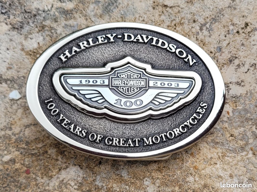 Ceinture Avec Boucle de Ceinture Harley Davidson Skull