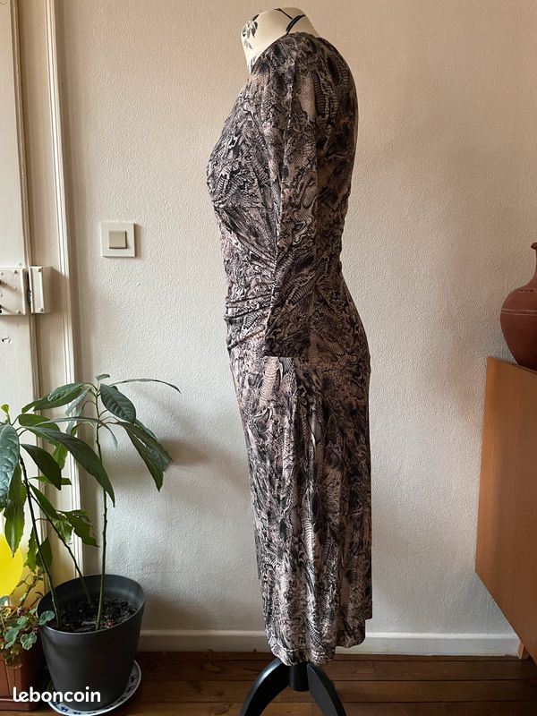 Robe longue motif python Sinéquanone T3 38/40 Vêtements