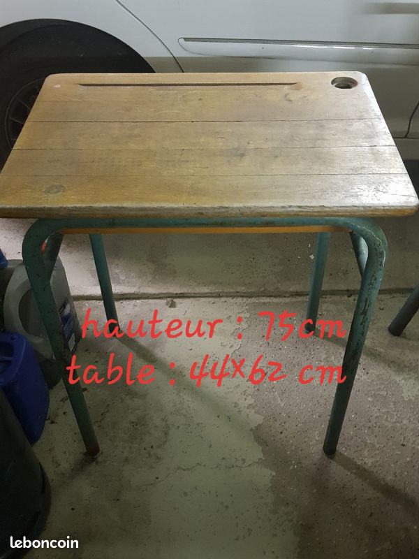 Bureau écolier ancien (image 1)
