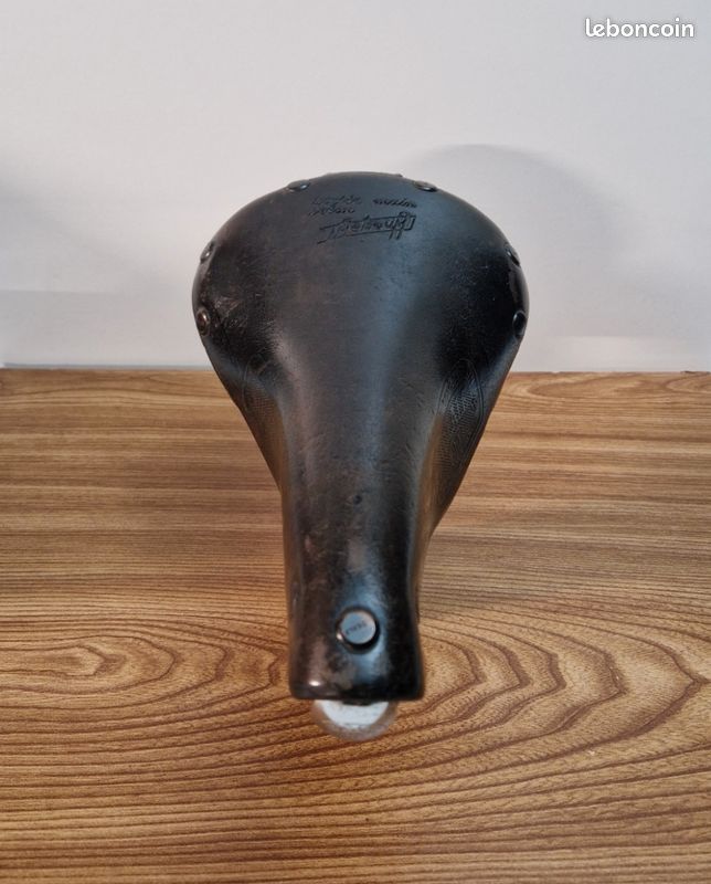 Selle vintage Ideale 90 spéciale compétition rodée main selon rebour + collier de selle ideale + collier de selle ideale - Équipements vélos