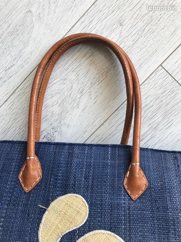 Sac à main paille demi cercle - La boutique bohème