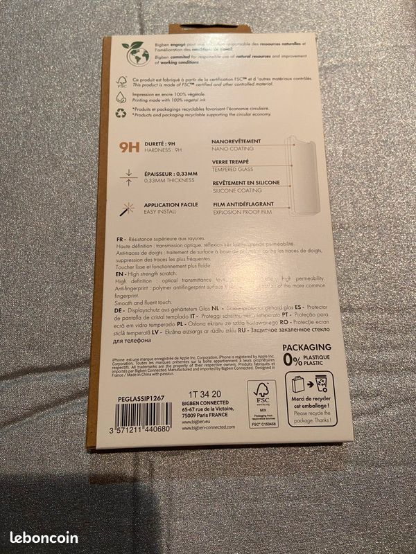 Verre trempé IPhone 12 Pro Max (image 2)