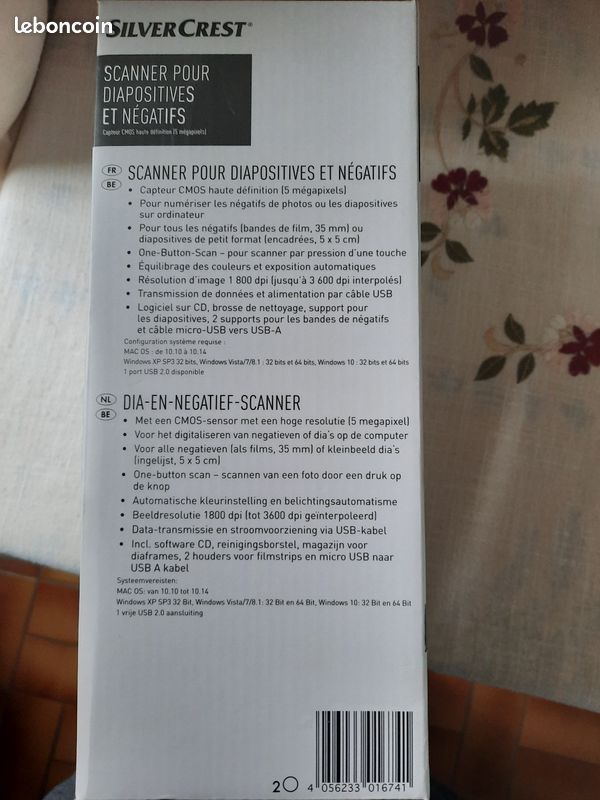 Scanner pour diapositives (image 1)
