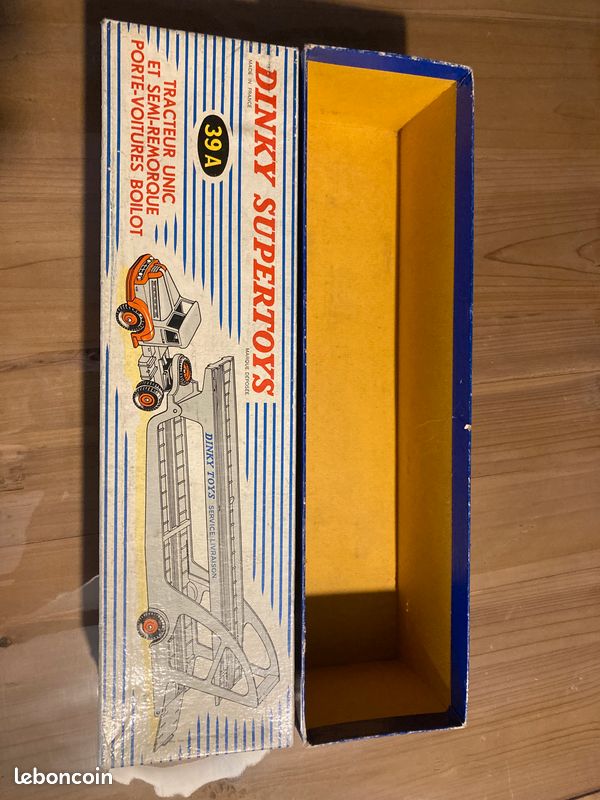 Dinky Toys 39A Porte-voitures Boilot – Boîte D’origine – Occasion