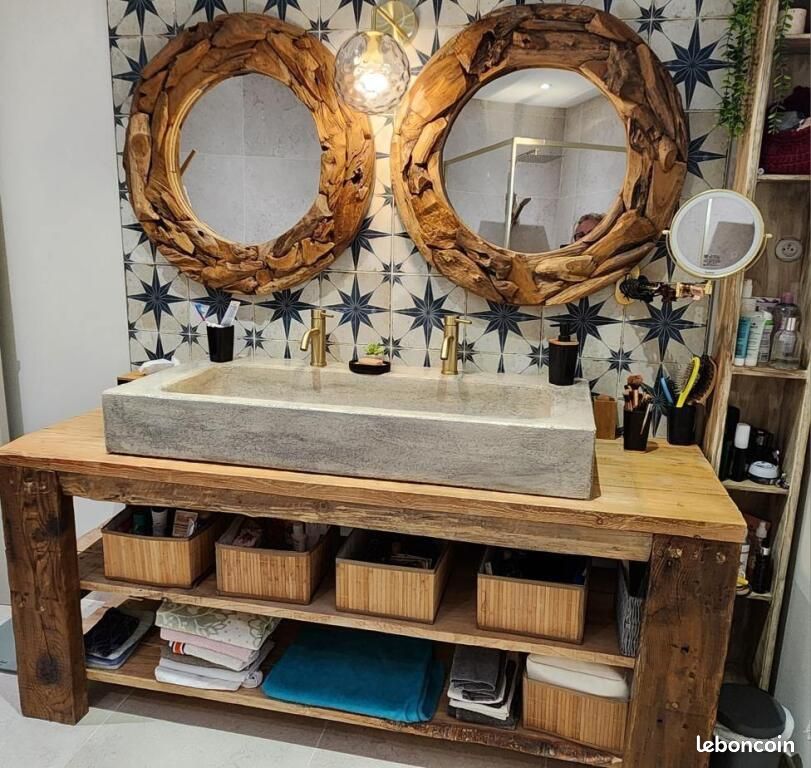 Etabli bois meuble ilot buffet (image 1)