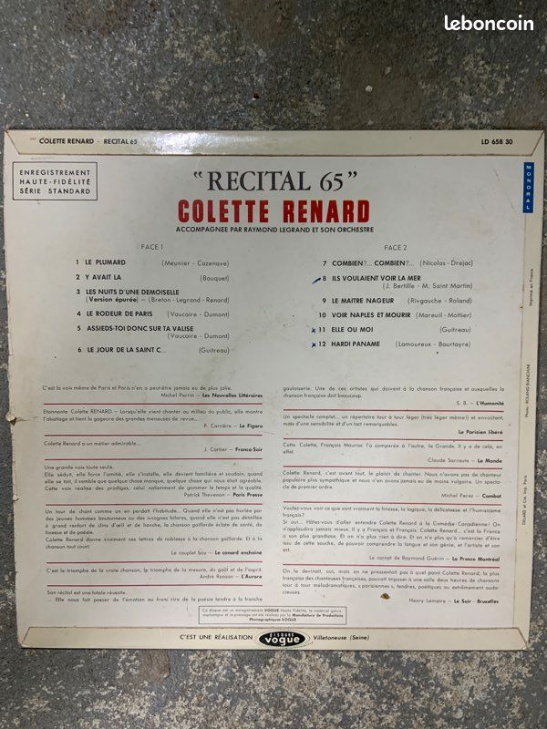 Vinyle Colette renard (image 2)