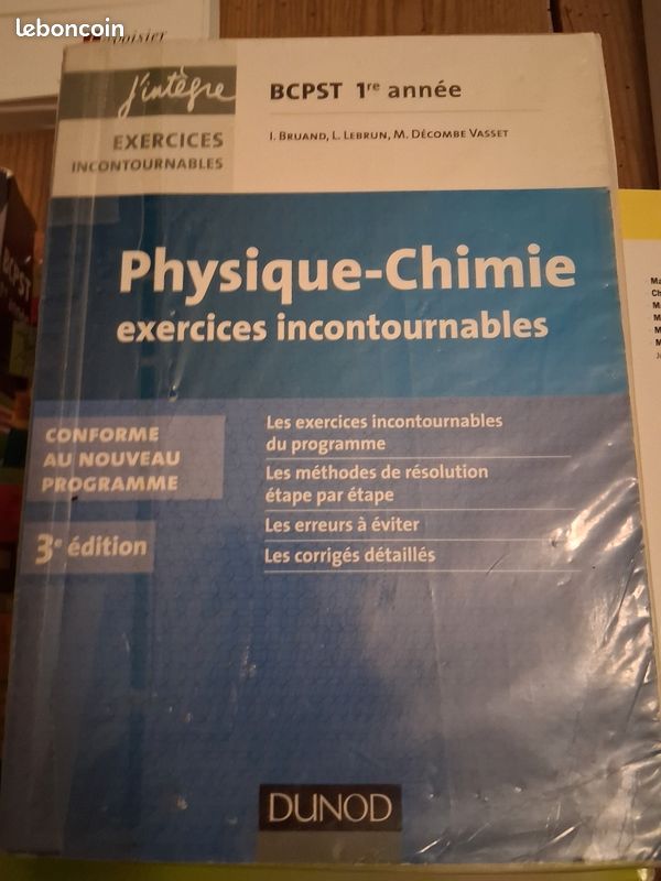 Livres prépa BCPST Maths Physique Chimie (image 7)