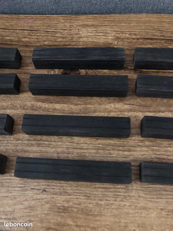 12 porte-couteaux en ardoise noire (image 3)