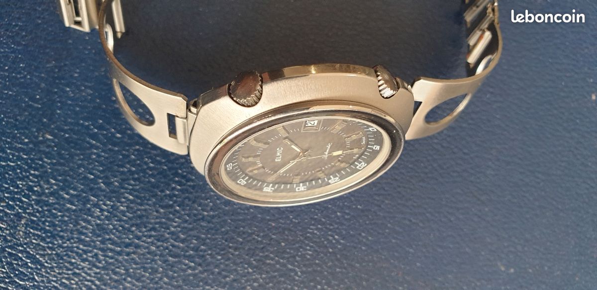 Montre Bracelet Vintage Suisse Alroy Automatique - Plaqué Or 20µ, 23 Rubis, Fonctionne
