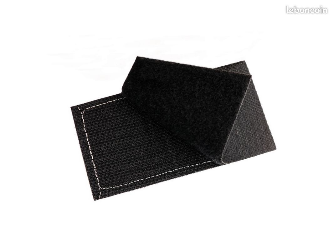 Ecusson Drapeau Français Gris - Brodé Avec Velcro - Collection France Tricolore
