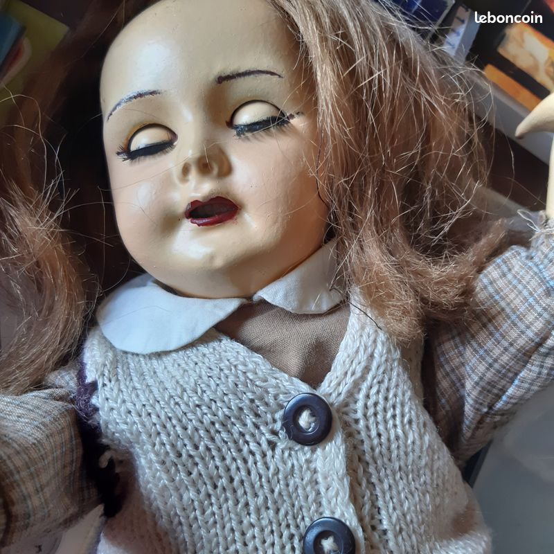 Poupon Ancien Hasbro 1990 - Articulé - Celluloïd - Fabriqué En Italie - BEL ÉTAT