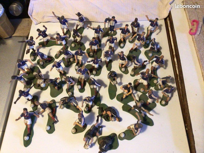 18 Figurines Starlux Équipe De France 98 - PVC - Boîte Scellée Collection