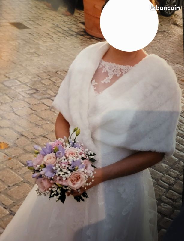Fausse fourrure de mariée (image 1)