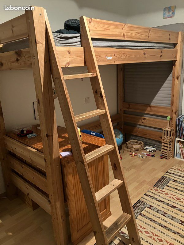 Lit superposé en bois (image 2)