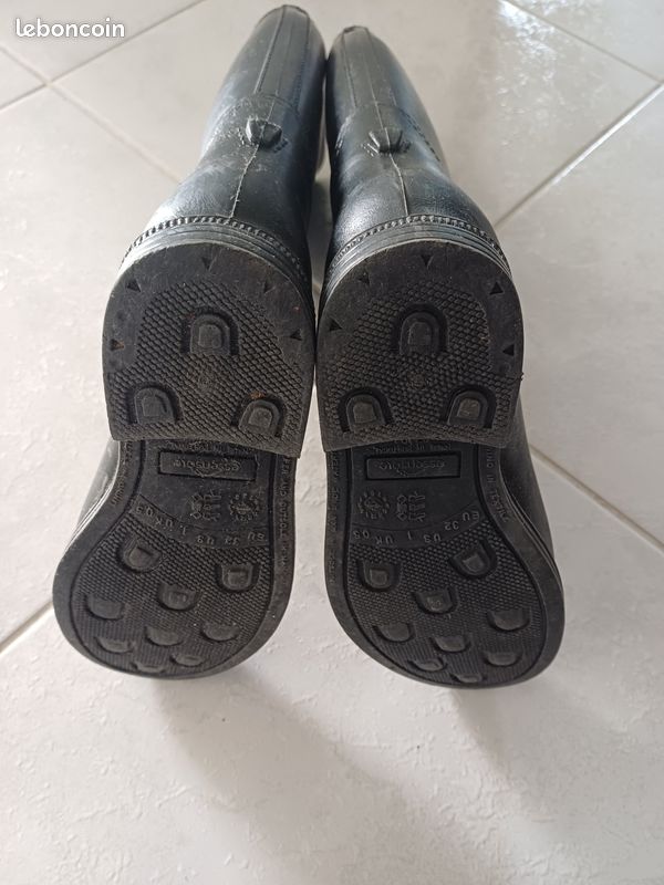Bottes équitation ou pluie caoutchouc (image 3)