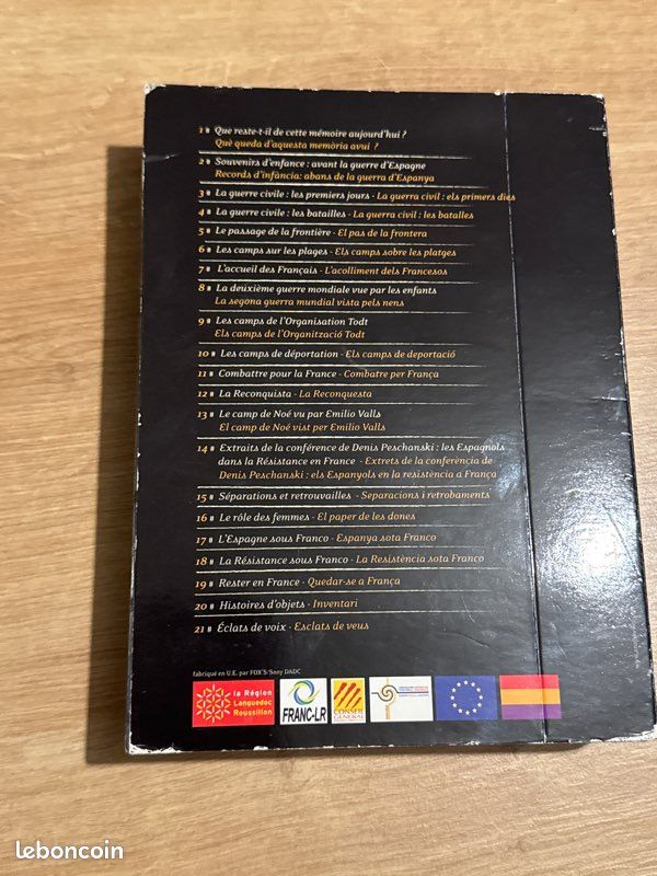 7CD Mémoire des Républicains espagnols en Languedoc et Roussillon Témoignage d'exil de trois générations COFFRET (image 3)
