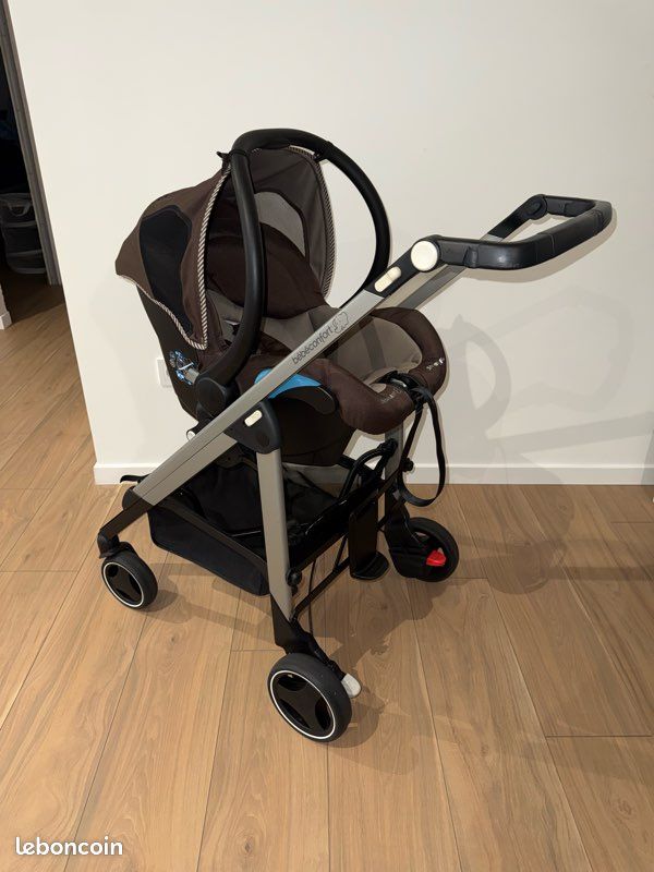 Poussette duo LOOLA 3 bébé confort 2025 NEUF chocolat et taupe (image 3)