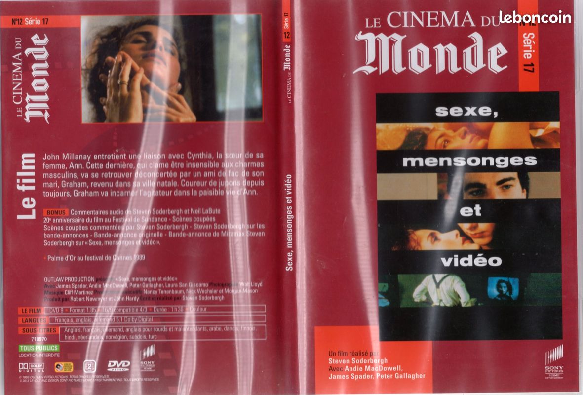 1988 - Sexe mensonges et vidéo - DVD - Films