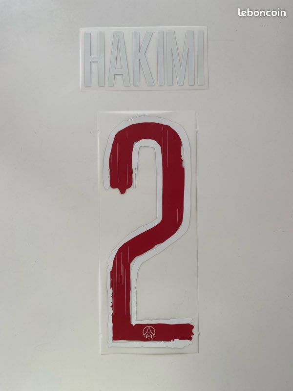 Flocage officiel HAKIMI N°2 ligue des champions PSG 2025/2026