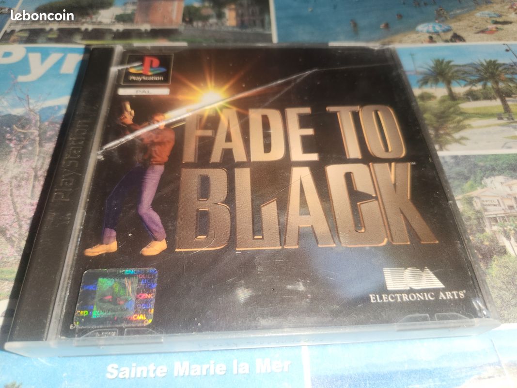FADE TO BLACK 👾 JEU PS1 PSONE PAL EUR CIB COMPLET RETROGAMING