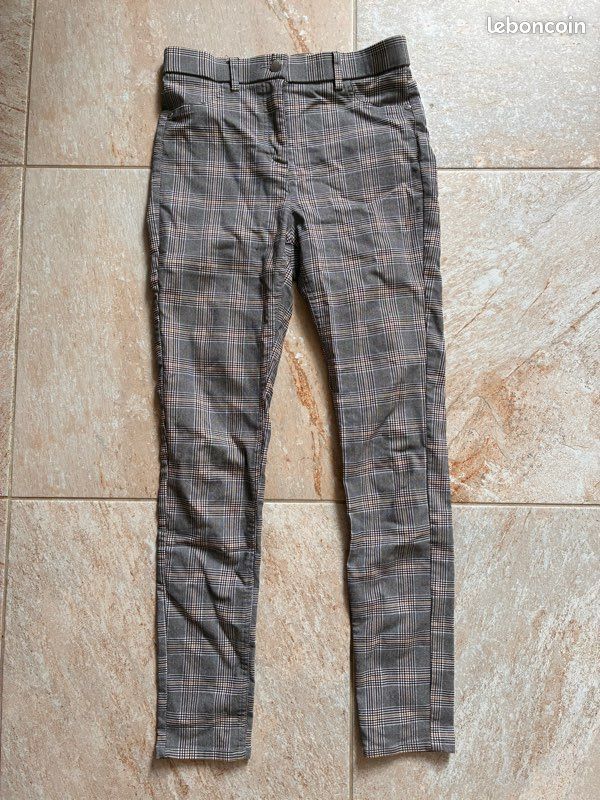 Pantalon à carreaux (image 1)