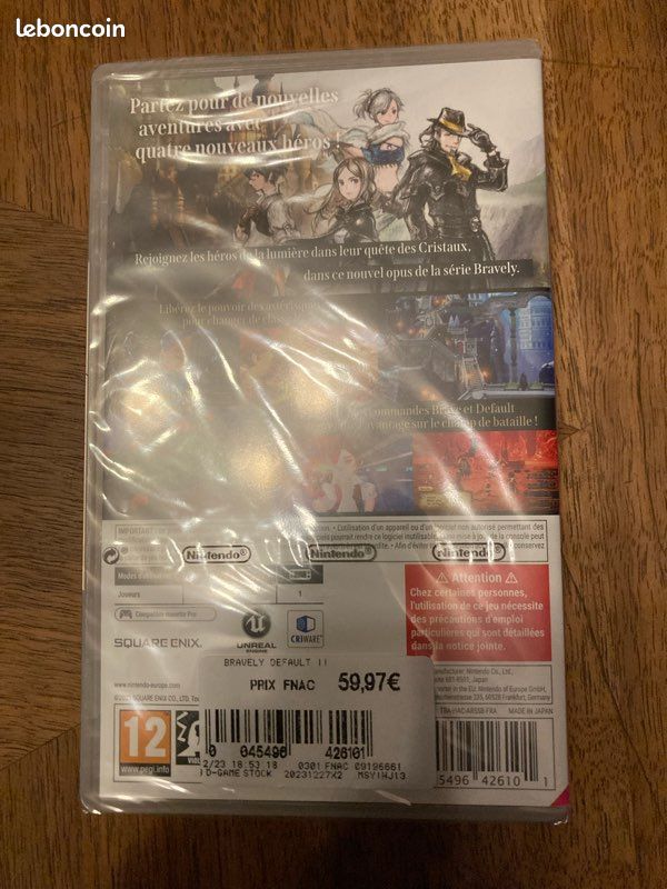 Bravely default 2 neuf sous blister (image 2)