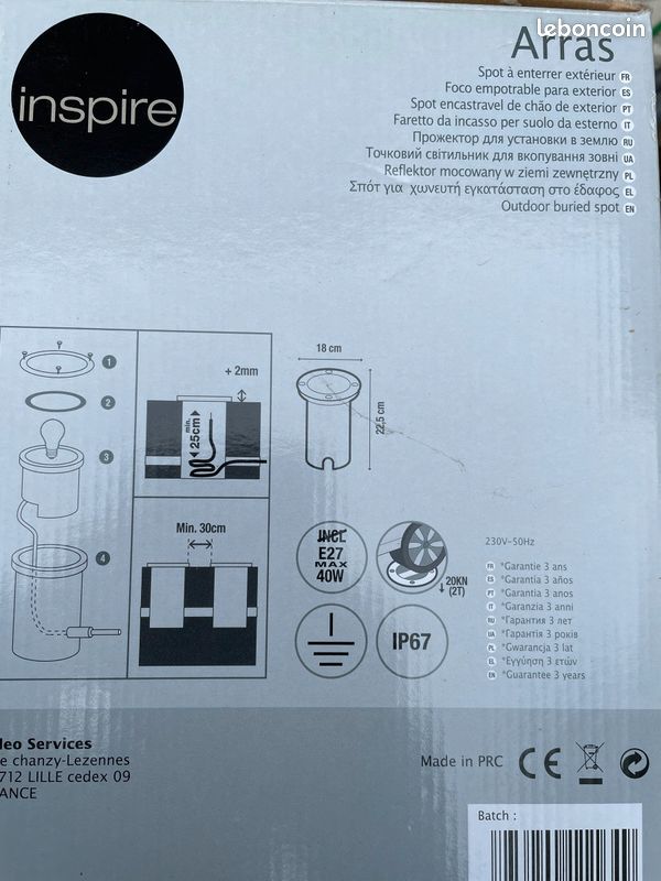 Spot encastrable charge 2T (image 3)